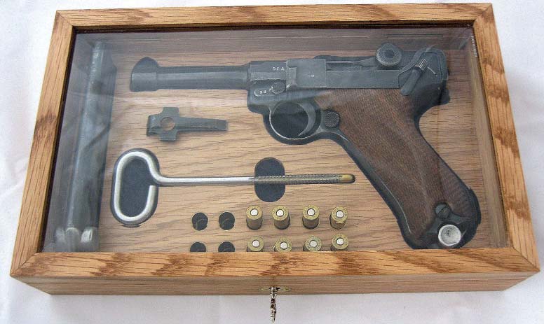 Luger Pistol Parabellum Display Case Ref.#O1E
